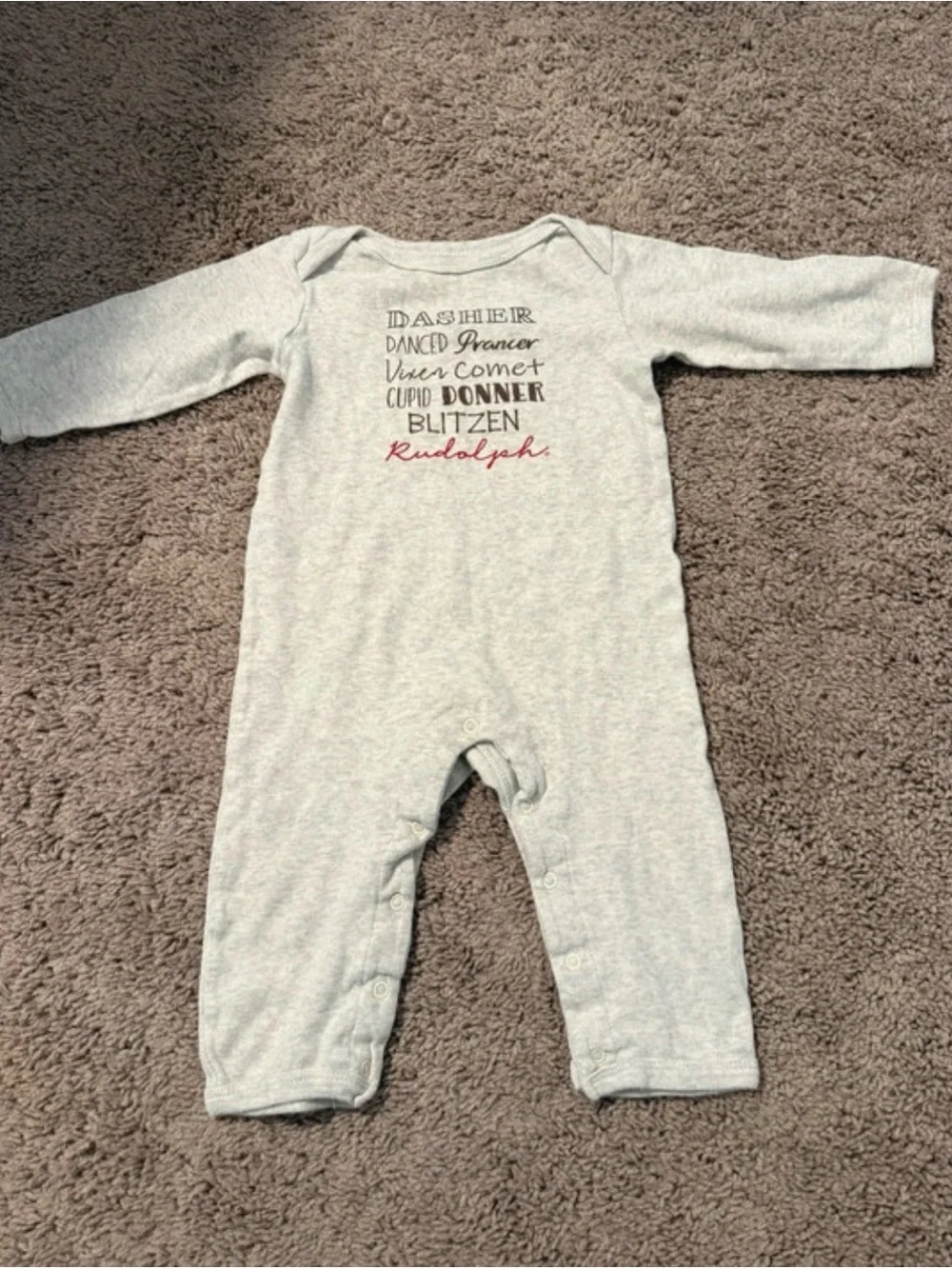 Kids Long-Sleeve One-Piece Bodysuit Pack - Red, Black, White, Gray